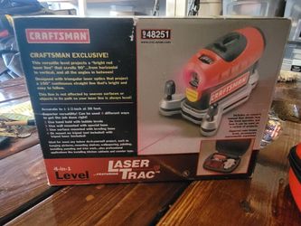 Craftsman four and one level laser trac