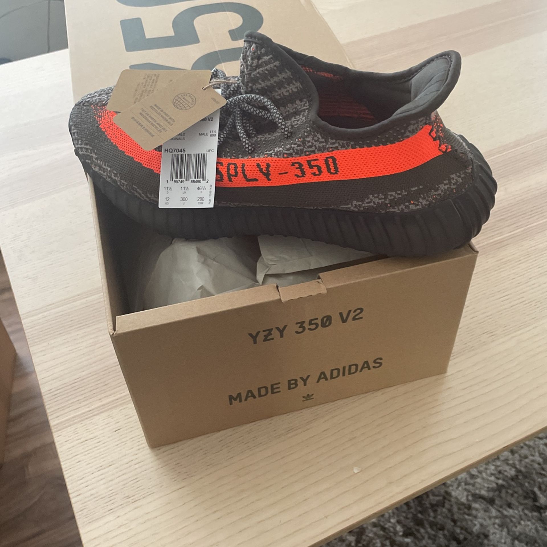 Yeezy Carbon Beluga Size 12 Men Two Pairs Available