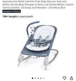 Ingenuity Happy Belly Rock-to-Bounce Massage Seat