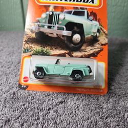 Matchbox 2021 MBX Off-Road  67/100  1948 Willys Jeepster  Mint Green