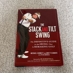 Golf - Stack And Tilt Hardcover Book 