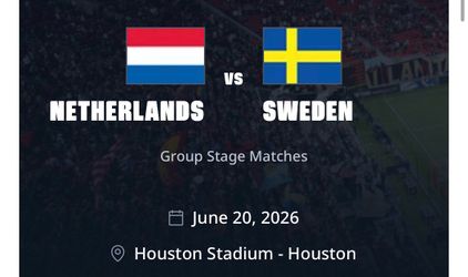 FIFA WC Game 3 Category 1 ticket