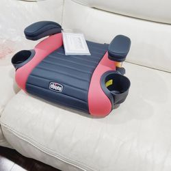 NEW!!! Chicco GoFit Backless Booster Car Seat - Coral