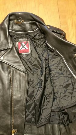 Leather jacket w/Thinsulate zip out lining