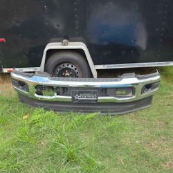 Factory Ford F250 F350 Chrome Front Bumper & Fog Lights OEM 2023 2024 BB1010K