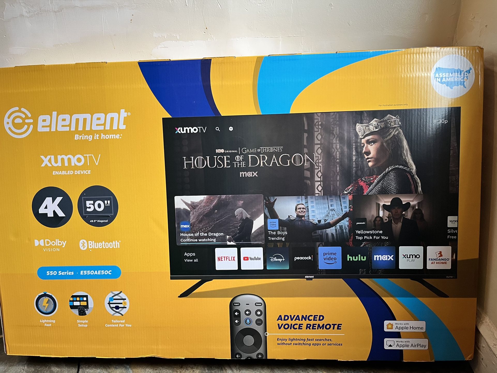 50in 4k tv With Bluetooth