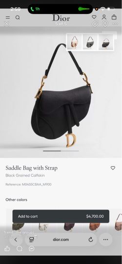 AUTHENTIC DIOR SADDLE BAG!