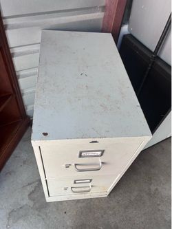 Metal file cabinet