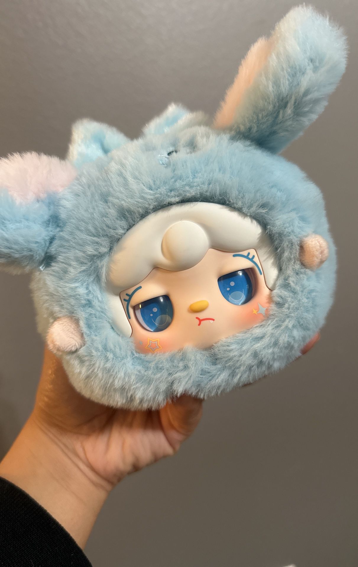 Yooki Pendant / Bag Charm, Blue Gentle Elephant