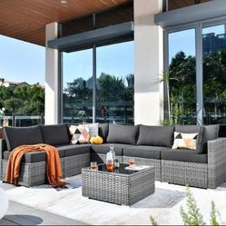 Brand New 7-piece Patio Furniture Set Outdoor Patio Furniture High Quality Patio Sofa Set Brand New Inside Boxes New 