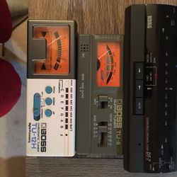 Boss and Korg Tuners