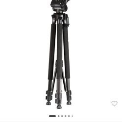 Sunpak 66” Tripod Camera Mount 3 Way Panhead. 