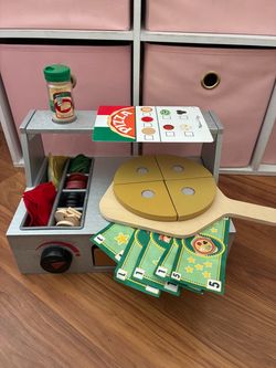Melissa & Doug Wooden Pizza Party Play Set