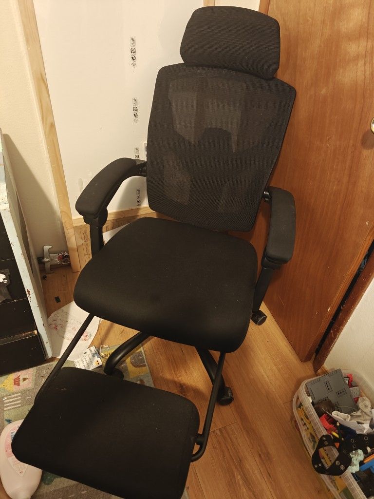 Office Chair With Headrest, Legrest