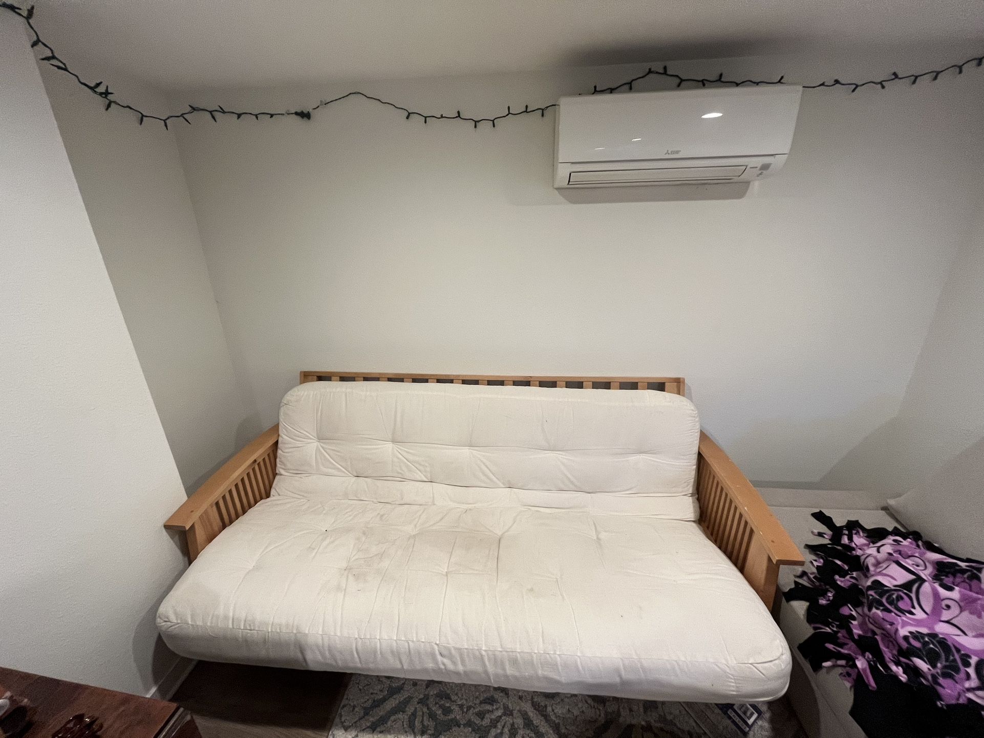 Futon w/wood frame for Sale in Portland, OR OfferUp
