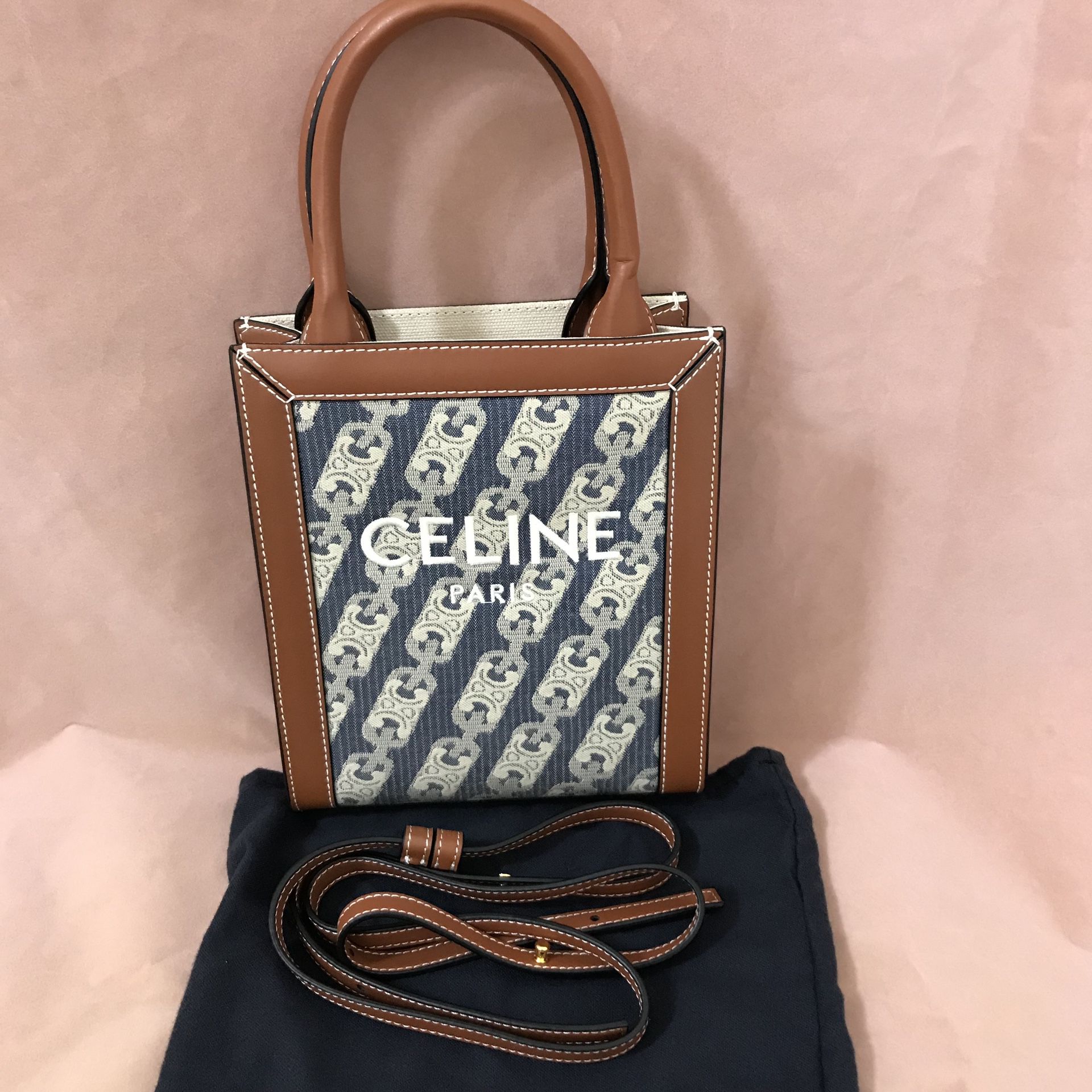 Celine, Bags, Authentic Celine Mini Vertical Cabas Celine