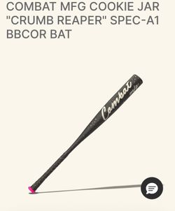 33-30- COMBAT MFG COOKIE JAR "CRUMB REAPER" SPEC-A1 BBCOR BAT