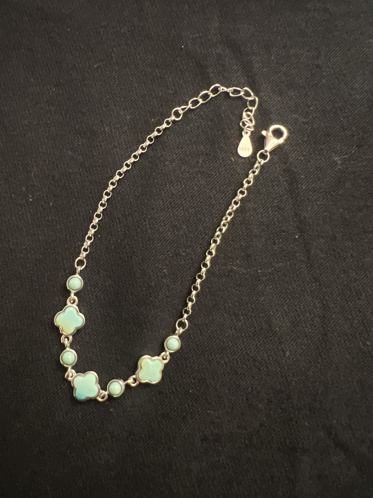 Larimar Bracelet 925 Silver