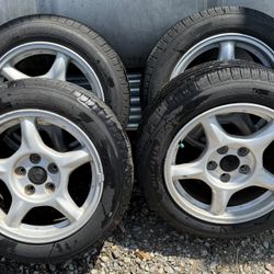 Stock Mazda FD Rx-7 Rims Wheels And Tires