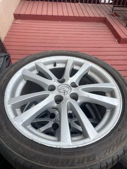 Lexus IS250 18” Staggered Wheels and Tires