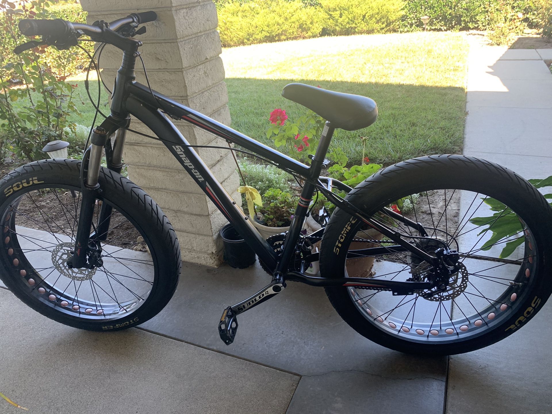 snap on fat tire bike