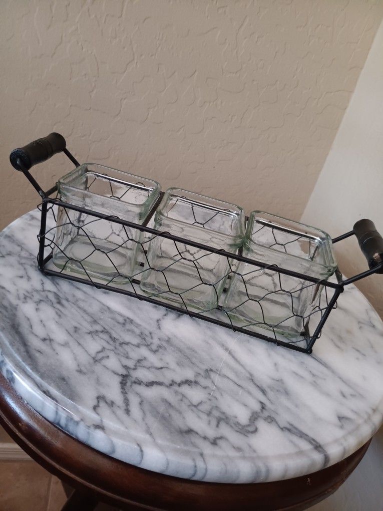 $12 Propagation Vases/Candle Holder/Condiment Server. Lots of uses. 12"x 3" Glass Container