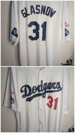 Los Angeles Dodgers 2025 World Series Gold Jersey Tyler Glasnow SGA 5/13/26 Size XL