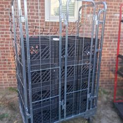 Stainless Steel Milk Cart 