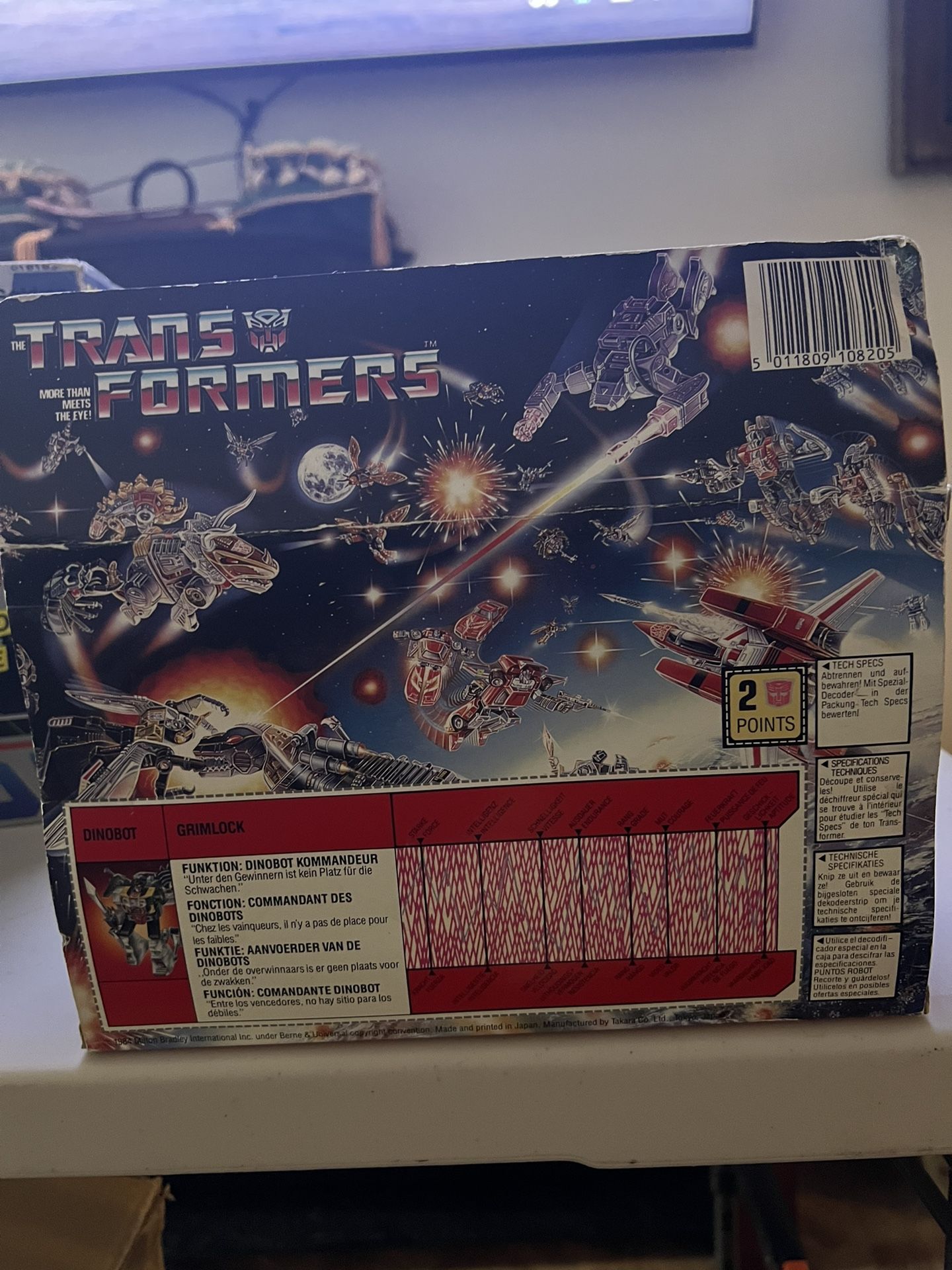 MB Grimlock Box G1 Transformers