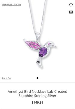 Hummingbird Gem Necklace