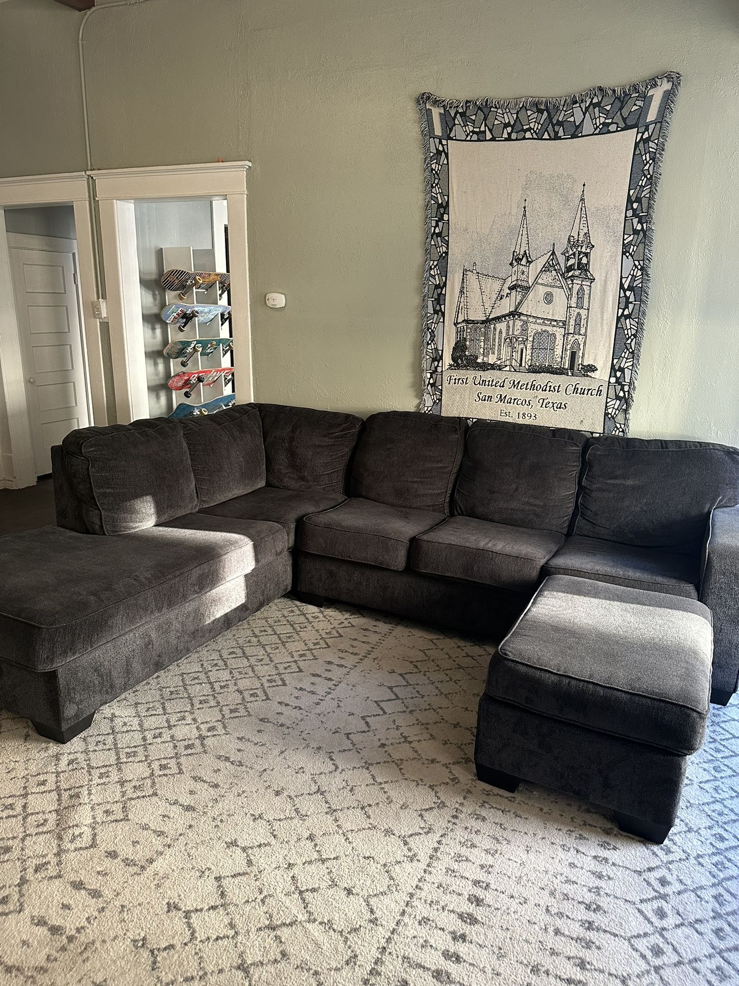 Grey Sectional Couch