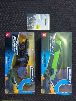 Remote control cars.