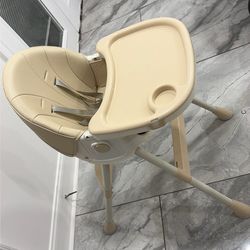 Modern Cream and white High Chair
