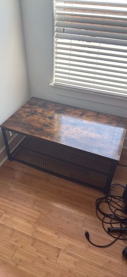 Brown coffee table
