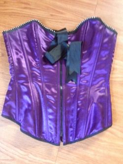 Brand new purple corset