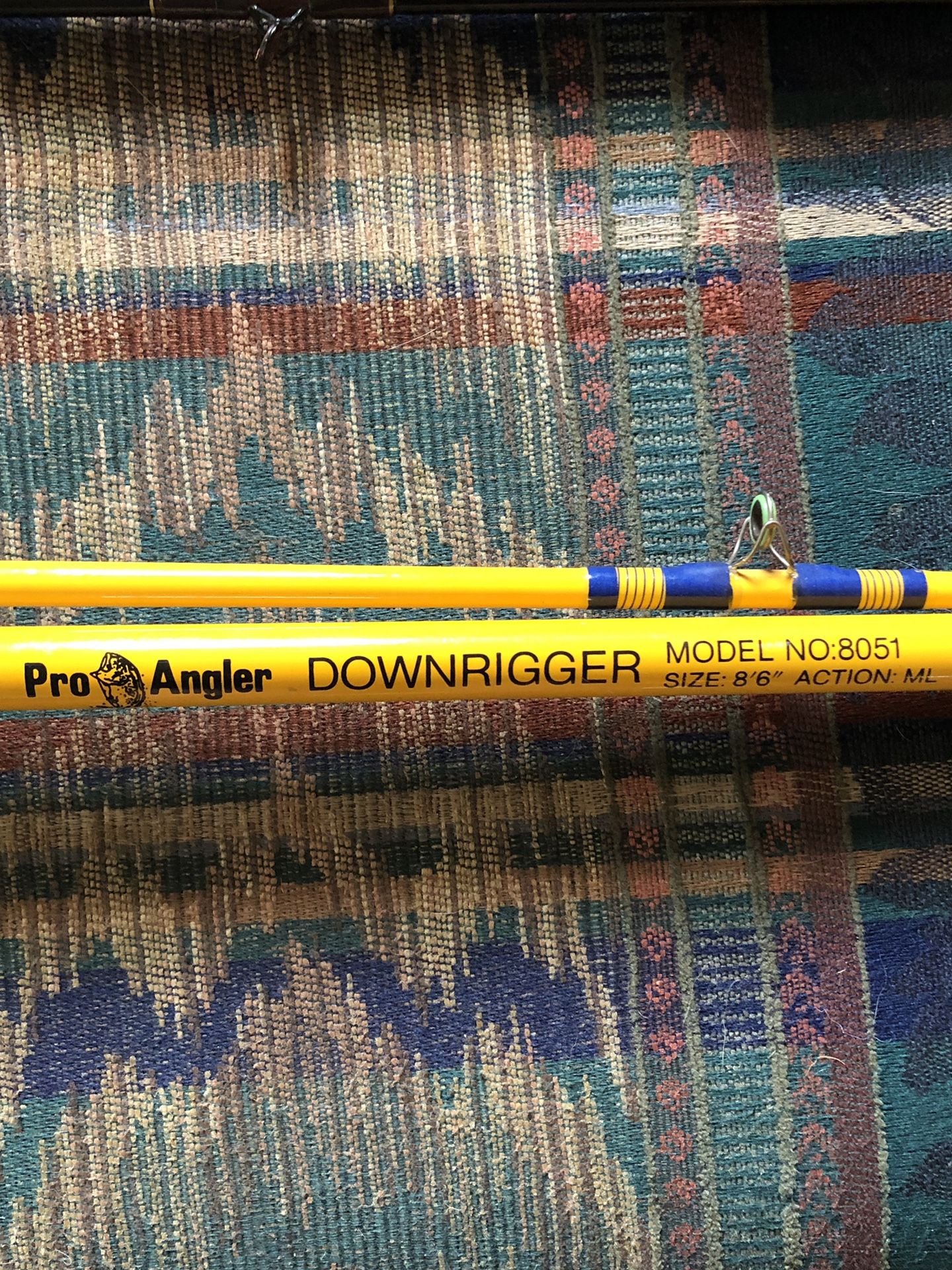 Photo Vintage Pro Angler Downrigger Fishing rod