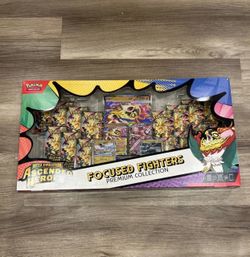 Pokémon Mega Evolution Ascended Heroes Focused Fighter Premium Collection