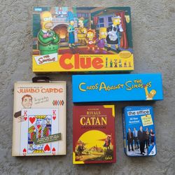 🔥 Board Games Card Games Simpsons Catan The Office Jumbo Cards Party Family Fun Bundle Collection 👀

Overall good pre-owned condition

🎲 Mixed lot 