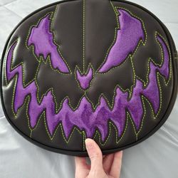 Pumpkin Kult Love Pain And Stitches Purse Bag Large