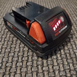 Milwaukee M18  Battery Fully Charged 