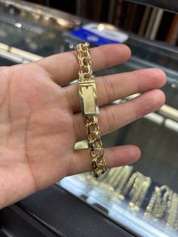 14k solid gold chino link bracelet 39.6g