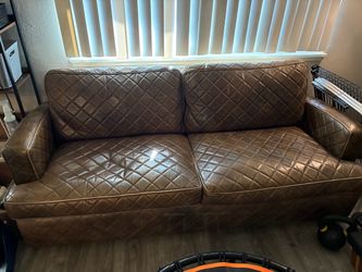 Leather couch