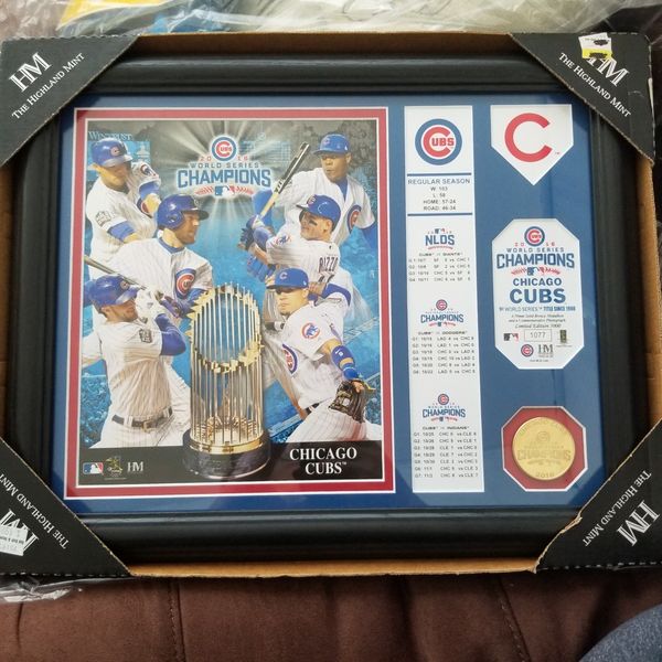 2018 Chicago Cubs World Series Memory Frame For In Forest Park 2018 Chicago Cubs World Series Memory Frame