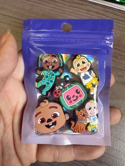 5pk Cocomelon croc charms