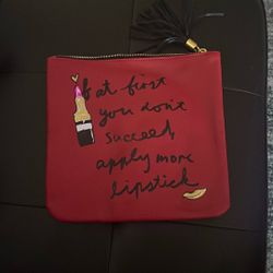 Red Zipper Bag 