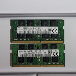 SK Hynix 8GBx2 Laptop Upgrade
