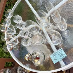Lot Of 18 Piece Bat stemware WINE GLASSES LENOX SET