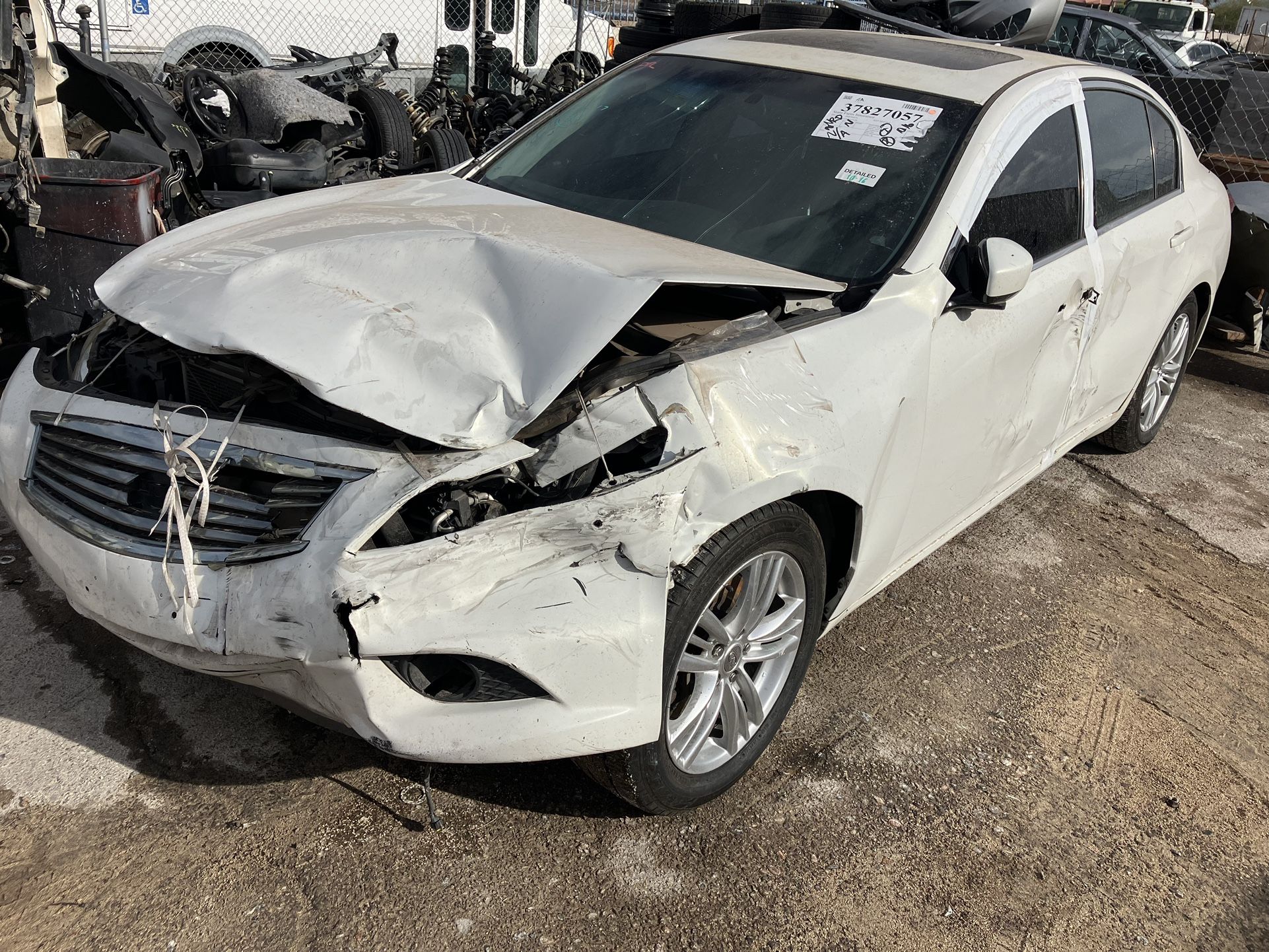 2012 Infiniti G37 Parts