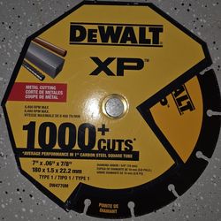 DeWalt XP 7" Metal Cutting Wheel DW4770M Diamond Blade