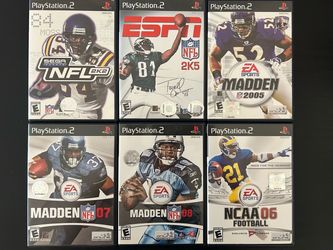 Madden NFL + NCAA Football PS2 games